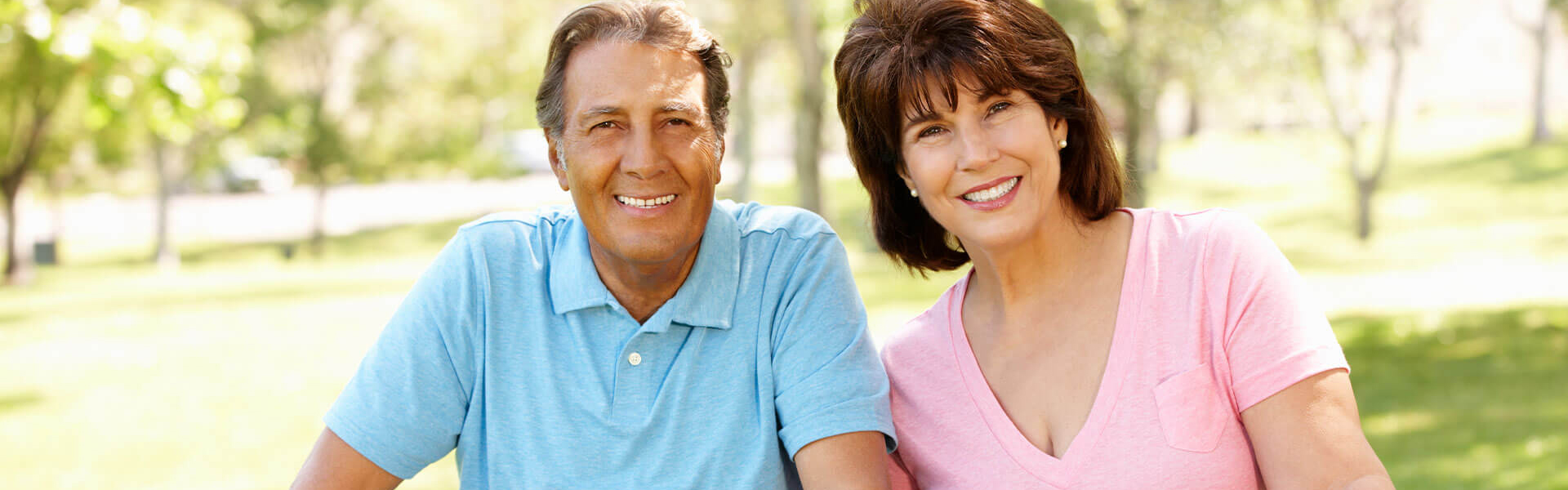 Healthy middle age couple